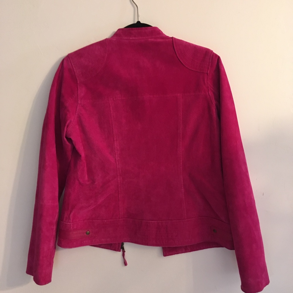 Ruff Hewn pink suede jacket size small - Picture 6 of 9